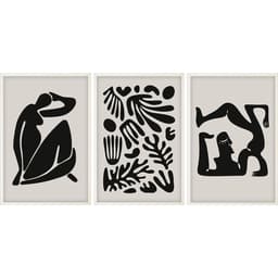 Kit Quadros Decorativos Henry Matisse Escultura PB